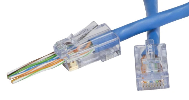 UTP Cat6/Cat6+ Pass-Through RJ45 -- ezRJ45 (50pc)